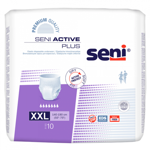 SENI Active Plus 10 gab. absorbējošās autiņbiksītes