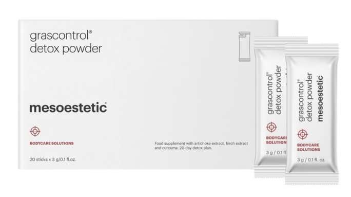 MESOESTETIC Grascontrol - Detoksifikācijas pulveris 3 g paciņās, 20 vienības
