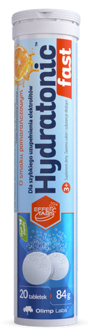 OLIMP LABS Fast Hydratonic - putojošas tabletes 20 gabaliņiem
