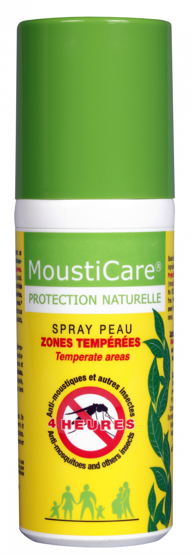 MOUSTICARE Protection Naturelle spējīgs insektīcīds pret odiem un ērcēm 50 ml