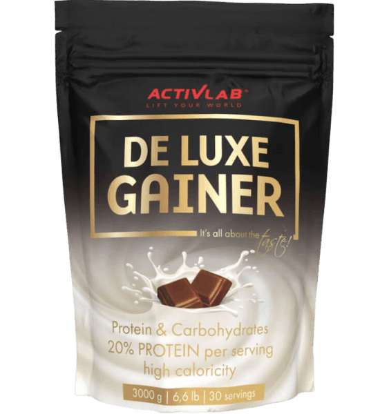 Proteīna un ogļhidrātu maisījums ACTIVLAB Deluxe Gainer, šokolādes garšā, 300 g