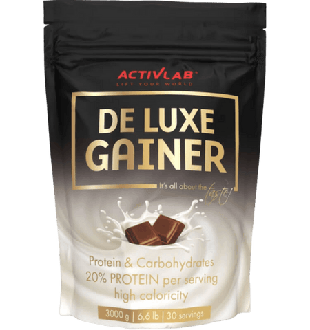 Proteīna un ogļhidrātu maisījums ACTIVLAB Deluxe Gainer, šokolādes garšā, 300 g