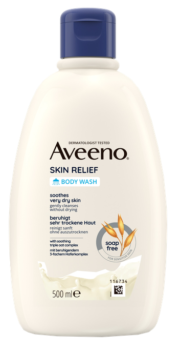 AVEENO Skin Relief tīrīšanas losjons, 500 ml