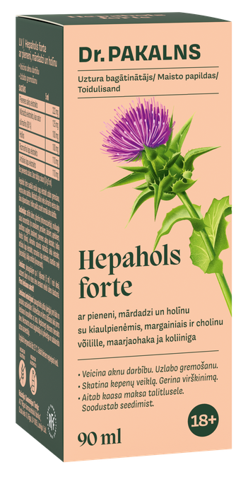 HepaHols Forte no DR. PAKALNS - pilieni 90 ml