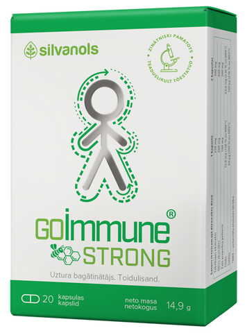GOIMMUNE Strong, 20 kapsulu dozēšanas forma