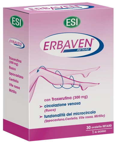 ESI Erbaven Retard — 30 kapsulu iepakojums