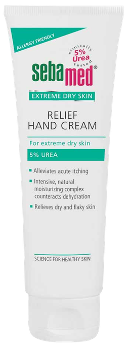 SEBAMED Urea 5% roku krēms ļoti sausai ādai, 75 ml