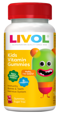 LIVOL Multi Bears – vitamīnu košļājamie lācīši, 60 gab.