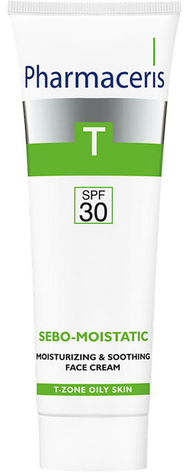 PHARMACERIS T Sebo-Moist SPF30 sejas krēms, 50 ml