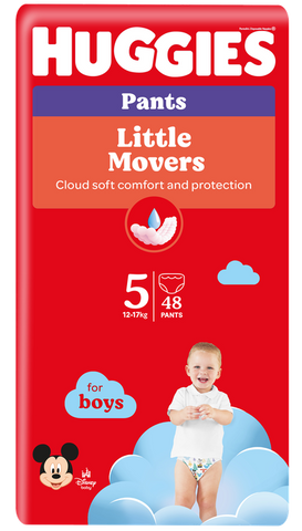 HUGGIES Pull-up biksītes zēniem, 12-17kg, Mega Pack 5, 48 gab.