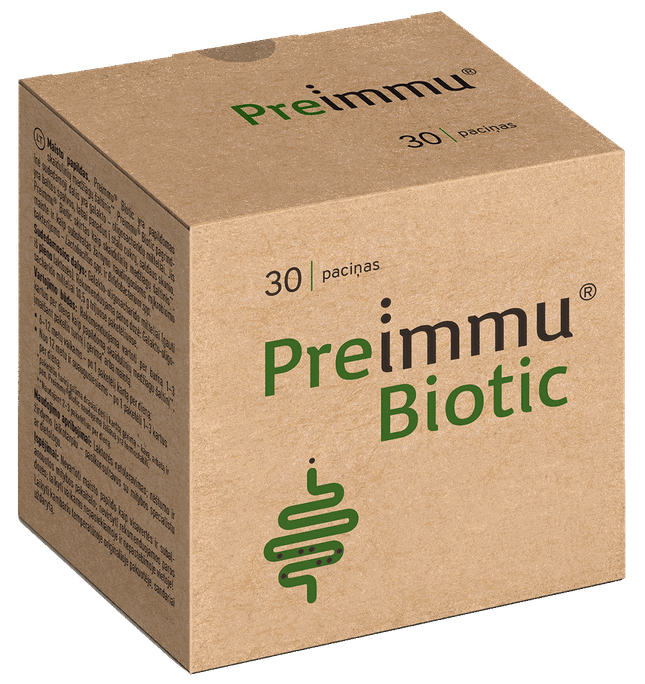 PREIMMU Biotic 30 paciņu iepakojums