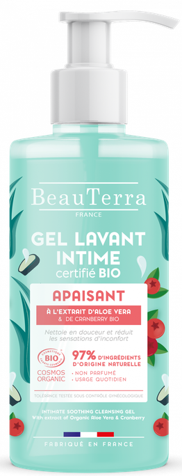 BEAUTERRA Bio Mierīginošā intīmās higiēnas želeja, 500 ml