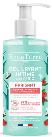 BEAUTERRA Bio Mierīginošā intīmās higiēnas želeja, 500 ml