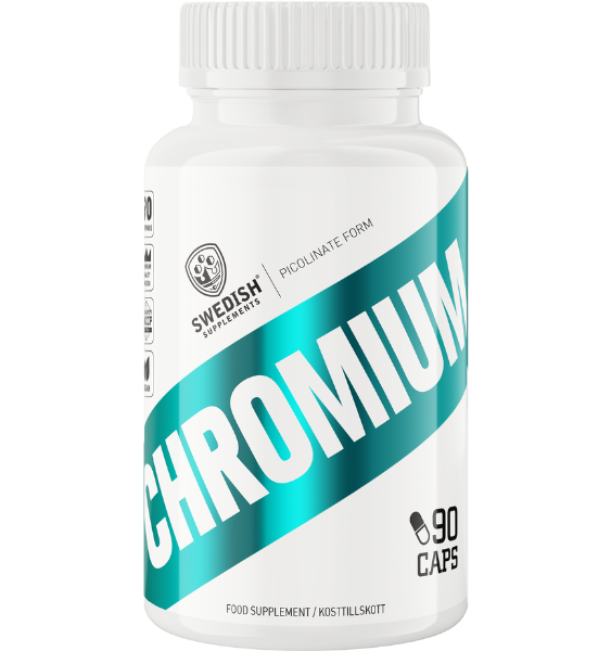 SWEDISH SUPPLEMENTS hroma kapsulas, 90 gab.