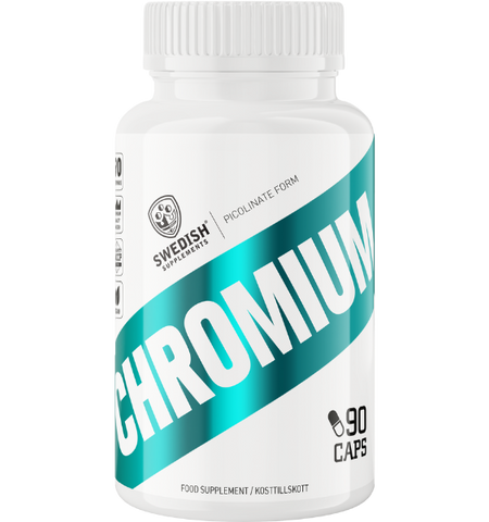 SWEDISH SUPPLEMENTS hroma kapsulas, 90 gab.