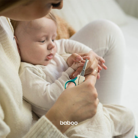 BABOO Manikīra Komplekts: Šķēres un Nagu Knaiblītes Jaundzimušajiem (0+ mēneši), 1 gab.