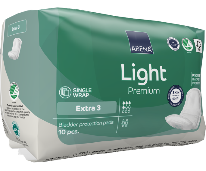 ABENA Light Extra 3 – 10 gab. uroloģiskie ieliktņi