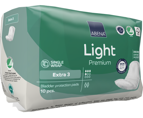 ABENA Light Extra 3 – 10 gab. uroloģiskie ieliktņi
