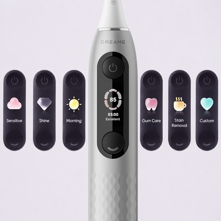 DREAME Sonic E10F Silver - elektriskā zobu birste, 1 vienība