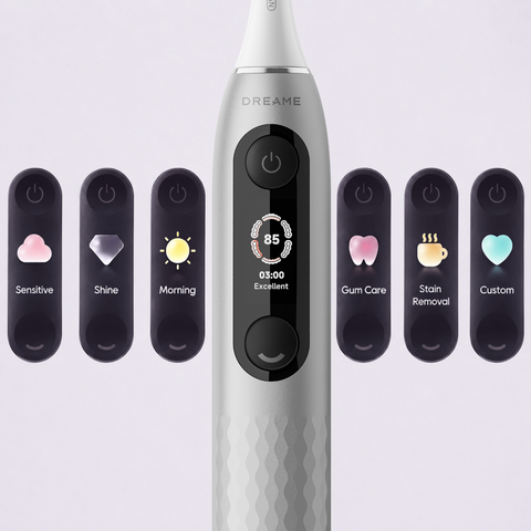 DREAME Sonic E10F Silver - elektriskā zobu birste, 1 vienība