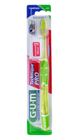 GUM Pro vidēja stingruma zobu birste - 1 gab.