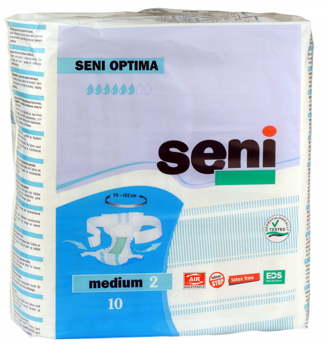 SENI Optima M (70-105 cm) autiņbiksītes, 10 gab.