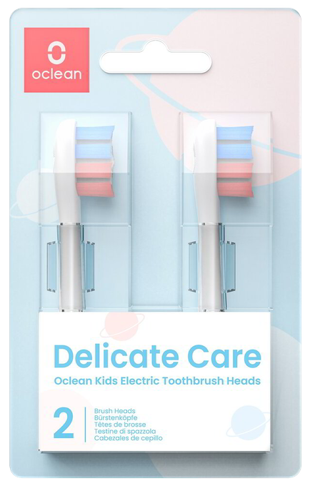 OCLEAN Kids maiņas uzgaļi elektriskajām zobu birstēm, 2 gab.