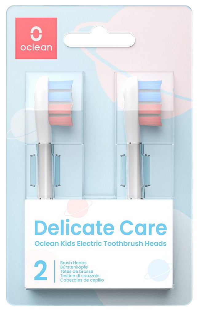 OCLEAN Kids maiņas uzgaļi elektriskajām zobu birstēm, 2 gab.