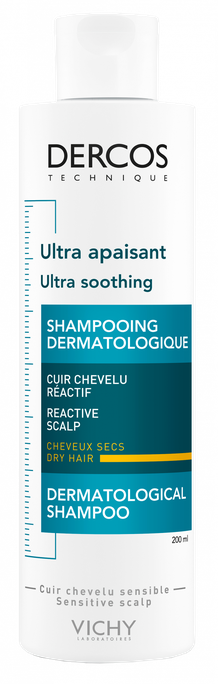 VICHY Dercos Mierīgs šampūns bez sulfātiem, 200 ml