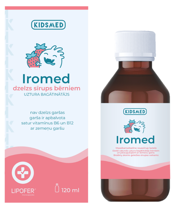Iromed KIDSMED dzelzs sīrups bērniem, 120 ml