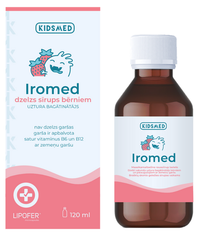 Iromed KIDSMED dzelzs sīrups bērniem, 120 ml