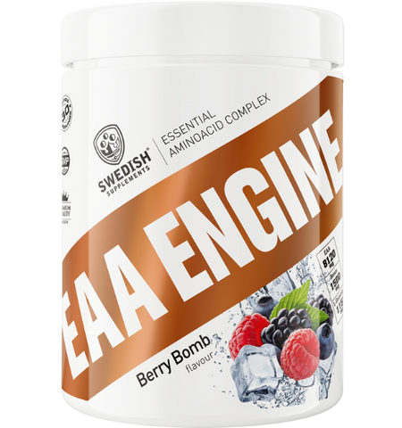 Swedish Supplements Berry Bomb EAA Engine pulveris, 450 g