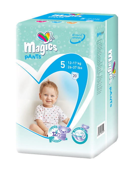 MAGICS Junior 5 Biksītes (11-17 kg), 20 gab.