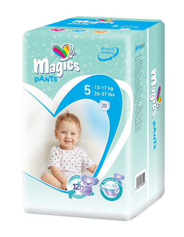 MAGICS Junior 5 Biksītes (11-17 kg), 20 gab.