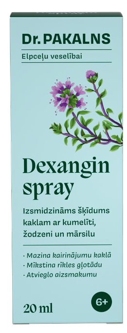 DR. PAKALNS Dexangin sprejs, 20 ml