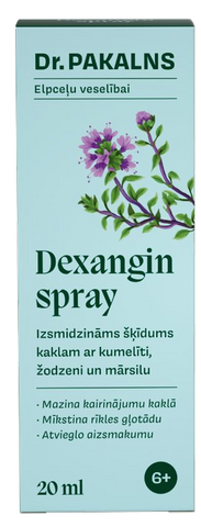 DR. PAKALNS Dexangin sprejs, 20 ml