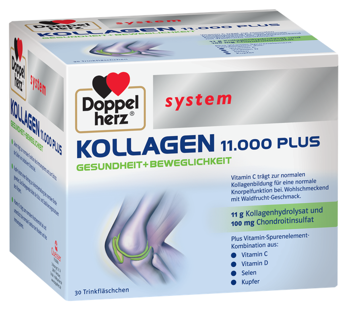 Kolagēns Doppelherz System 11.000 Plus, 30 tabletes - locītavām un muskuļiem