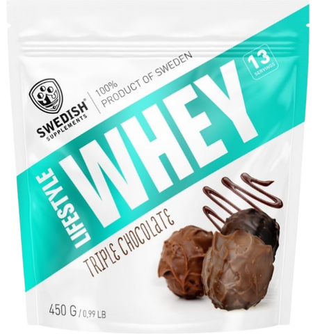 Lifestyle Whey Triple Chocolate pulveris 450 g no Swedish Supplements
