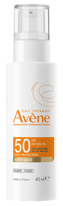 AVENE Sun SPF50 Anti Age fluīds – 40 ml