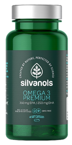SILVANOLS Premium kapsulas ar Omega 3, 60 gab.