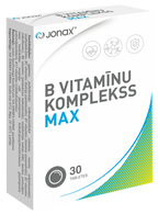 JONAX B Vitamīnu Komplekss Max, 30 tabletes