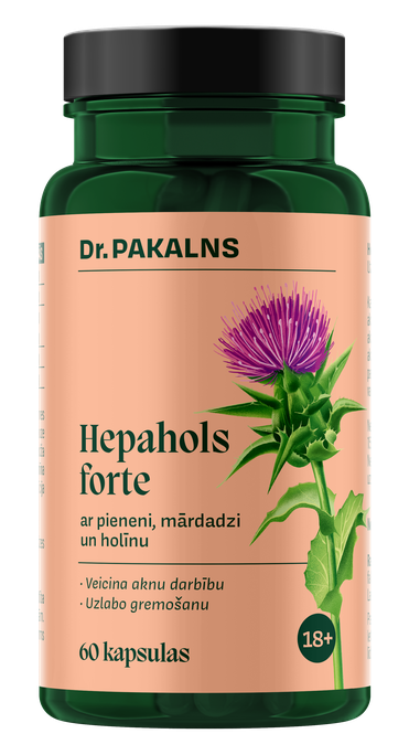 Forte Hepahols DR. PAKALNS kapsulas 60 gab. aknu veselībai