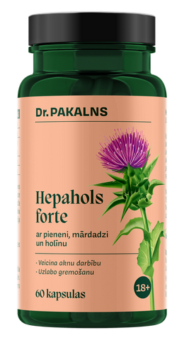 Forte Hepahols DR. PAKALNS kapsulas 60 gab. aknu veselībai