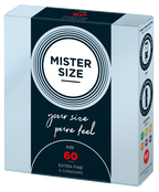 Prezervatīvi MISTER SIZE 60/195 mm, iepakojums ar 3 gab.