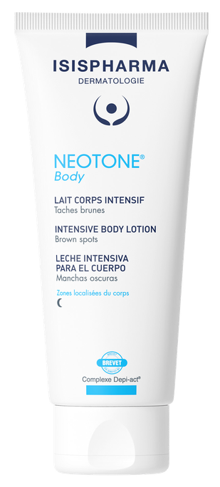 ISISPHARMA Neotone Body – 100 ml ķermeņa pieniņš pigmentēto laukumu korekcijā