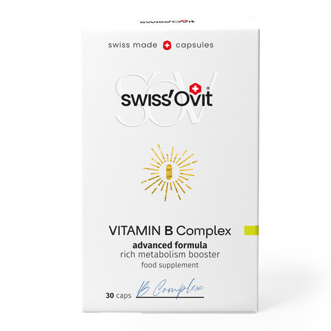 SWISS OVIT B Kompleksa vitamīni kapsulās, 30 gab.