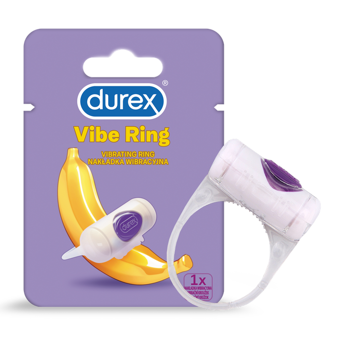 Gredzens vibrējošs DUREX Play Vibrations, 1 vienība