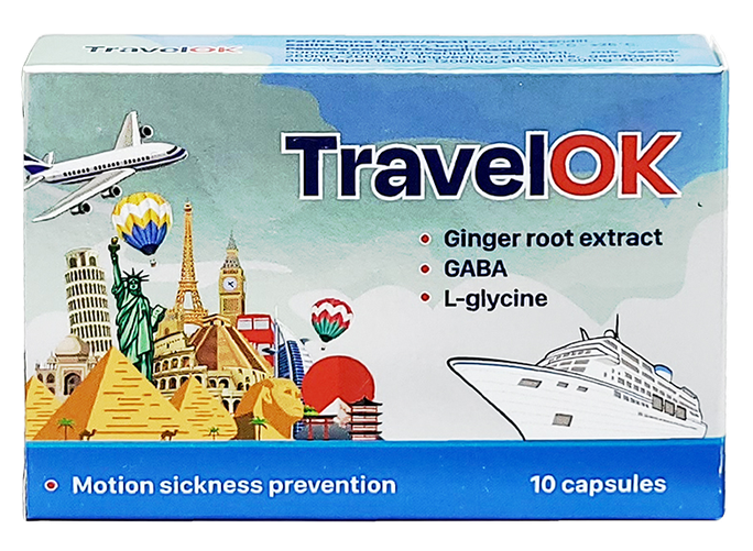PHARMPRO TravelOK, 10 kapsulas