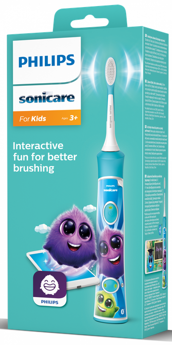PHILIPS Sonicare KIDS elektriskā zobu birste HX6322/04 (zila), 1 vienība