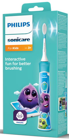 PHILIPS Sonicare KIDS elektriskā zobu birste HX6322/04 (zila), 1 vienība